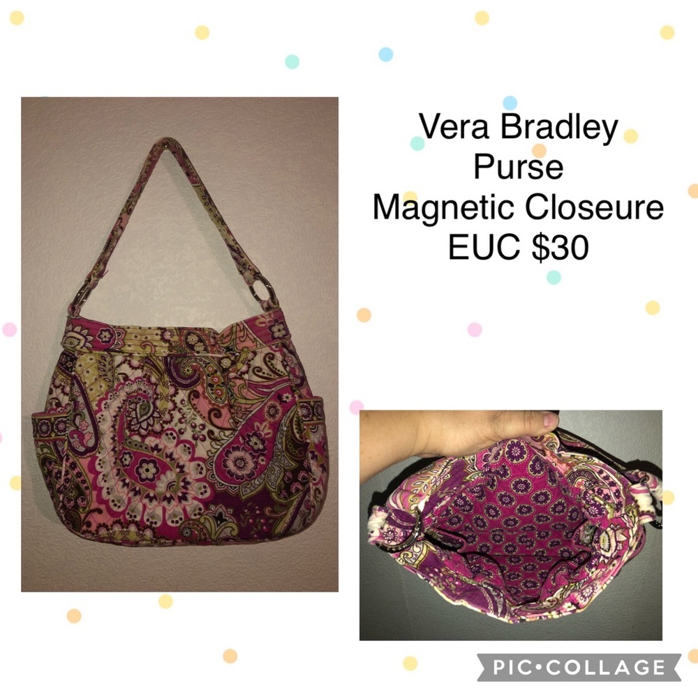 Vera Bradley: Purse w/ magnetic closure, $30